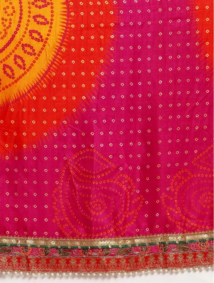 Royal Bandhej Designer Saree